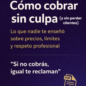Cómo cobrar sin culpa