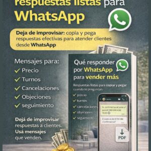 Kit WhatsApp para Turnos y Ventas (PDF)
